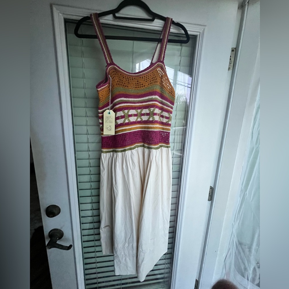 ✨SOLD✨ Beautiful crochet and cotton sundress